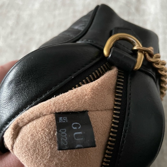 Gucci Leather GG Marmont Mattelassé Mini Bag (448065 - DTD1T) - Picture 16 of 17